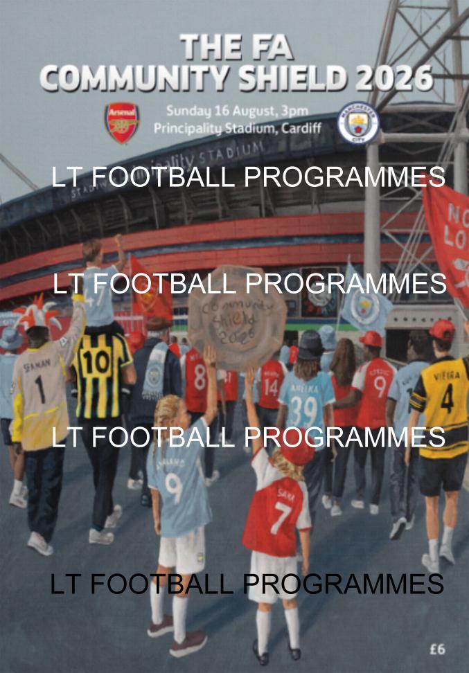 2026 COMMUNITY SHIELD - ARSENAL v MAN CITY